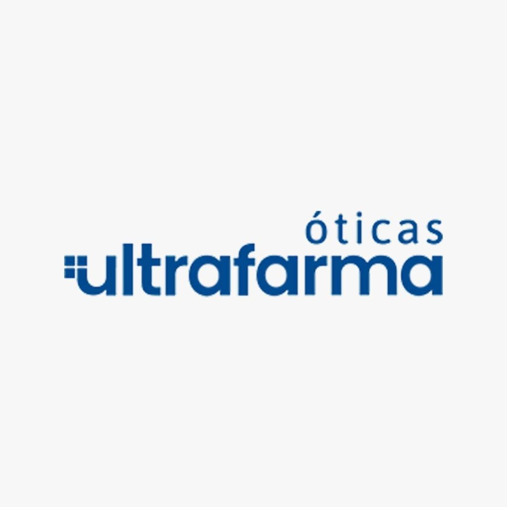 Logo das Óticas Ultrafarma